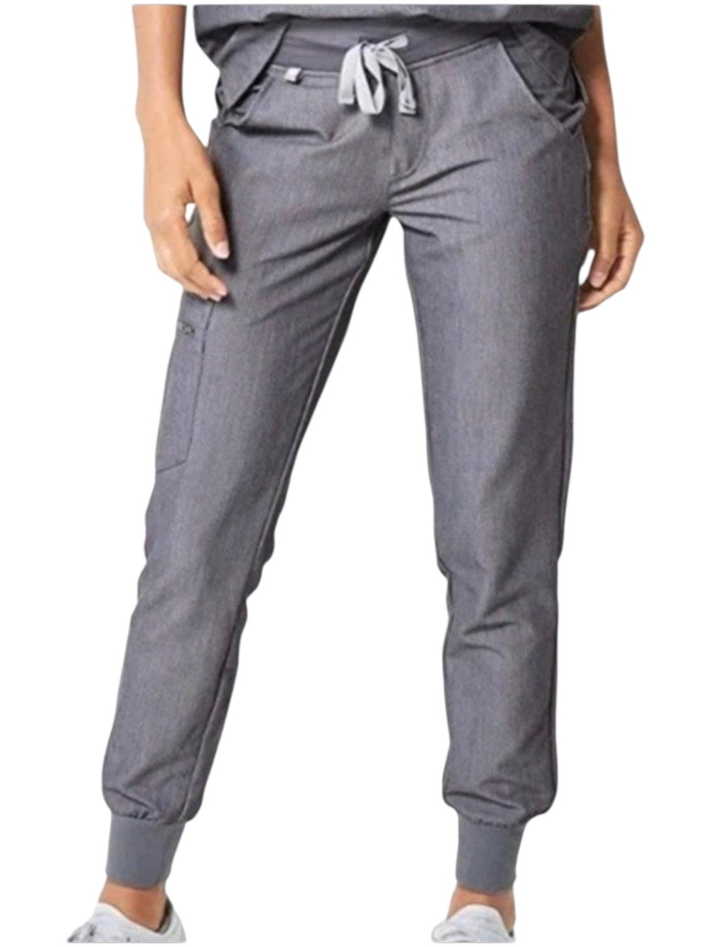 FIGS Zamora 2.0 Jogger Scrub Pants Gray Technical Collection Size Small